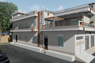 design architecture drawing elevation and interior design