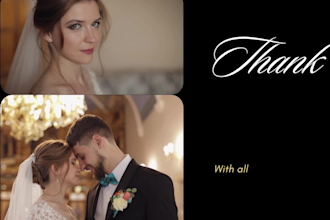 turn your family, wedding, or memorial photos into a meaningful video