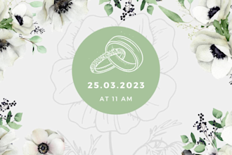 design unique wedding, party invitations