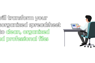 clean, merge, format excel data