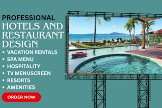 design resorts,hotels,vacation rentals,amenities, hospitality spa,tv menuscreen