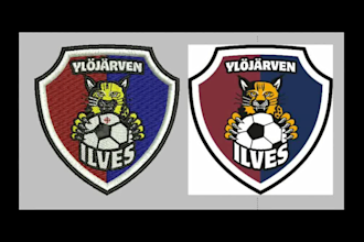do embroidery digitize into dst emb pes file in  3 hour