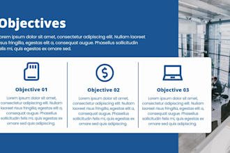 design professional presentation pitch deck with infographics and graphs