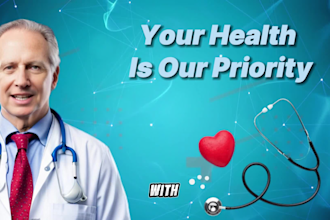 create a professional medical ai spokesperson video