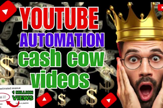 create top 10 finance , crypto videos for an automated cash cow youtube channel
