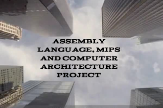 do assembly language, mips and computer architecture project
