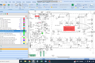 do electrical takeoff and design for building