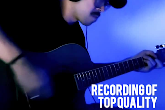 record a beautiful acoustic guitar for your song