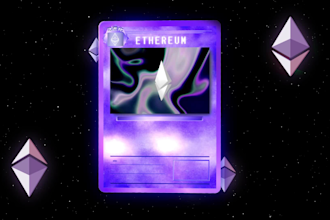 create unique nft crypto art cards in 3d