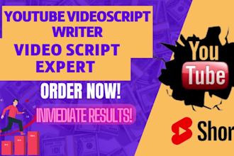 be your professional video script writer