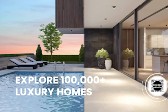 design real estate branding kit with logo, flyers, social media ads