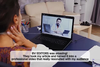 convert your article into a youtube video