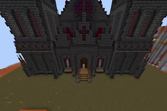 sell a minecraft schematic of a massive catedral