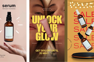 design aesthetic social media kit for beauty and lifestyle brands