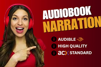 narrate audible warm deep nonfiction fiction audiobook american female voiceover