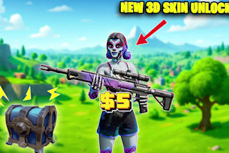 create 3d fortnite thumbnails for youtube and streamers