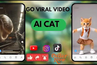 make viral ai cat videos ai stories ai animal fusion video for youtube channel