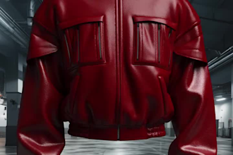 render realistic 3d clothing model, 3d sweatshirt render, cgi fashion animation