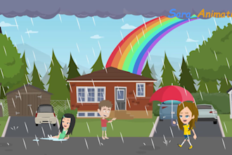 make 2d animation for kids, nursery rhymes, learning videos and story telling