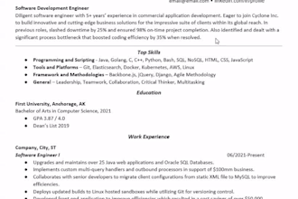 write you a professional IT tech resume and cover letter