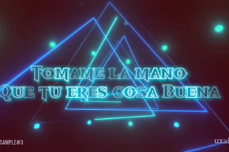 create animated lyrical video for songs