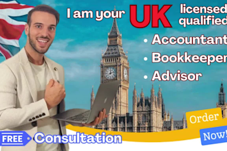 do UK accounting, bookkeeping, vat and tax returns
