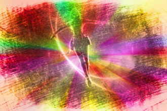 create psychedelic glitch music visualizer, vj loops in 4k