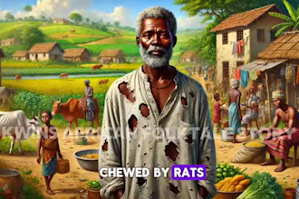 create ai animation african folktale video for  passive income on youtube