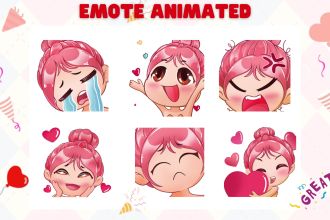 make twitch emotes animated emotes sub badges for your twitch and vtuber stream