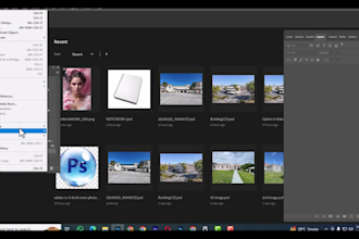 create photoshop actions to automate your work
