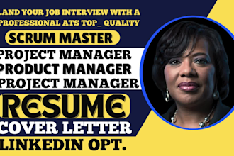 craft resume of scrum master  project management development team member