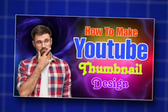 do amazing youtube thumbnails or cover and banners with travel vlogs thumbnail