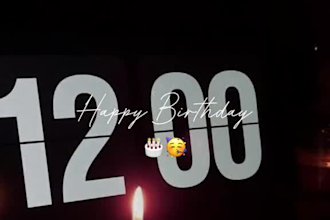 make happy birthday wishes video and happy birthday card