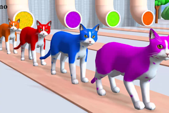 create 3d animation for kids learning