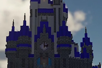 build theme park attractions in minecraft