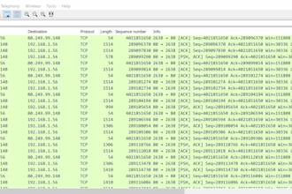 do wireshark analysis and report