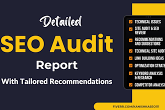 audit website and create a detailed SEO report with strategy