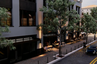 do 3d model and rendering for your large scale architecture using sketchup