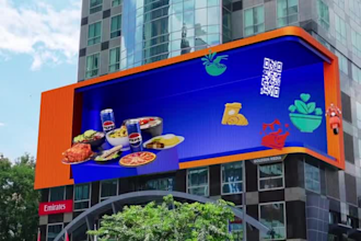 3d anamorphic billboard animation 3d product animation led screen animation