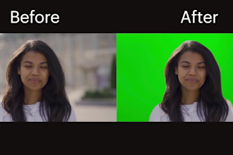 remove background from any video, green screen, and rotoscoping