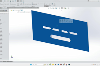 design sheet metal product 2d drawing for cnc laser cutting