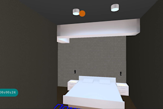 perform any work related to dialux evo, lighting of the apartment, room, studio
