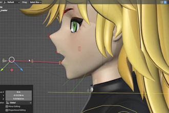 do 3d character rigging in blender
