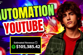 create automated cash cow youtube channel and videos for passive income