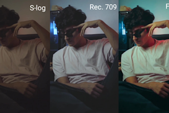 colour correct and colour grade footage