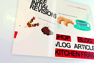 draw a fabulous food illustration for you