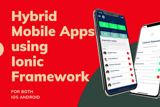 develop stunning custom hybrid apps in ionic framework