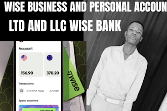 register USA llc and UK ltd for business and personal wise bank account