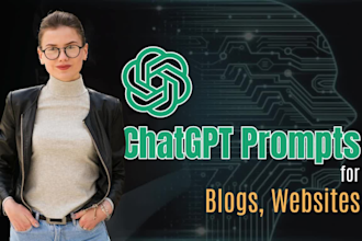 write custom SEO optimized chatgpt prompts for high converting content quickly
