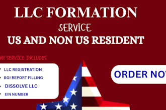 do llc registration and get ein within 24 hours for US and non US residents